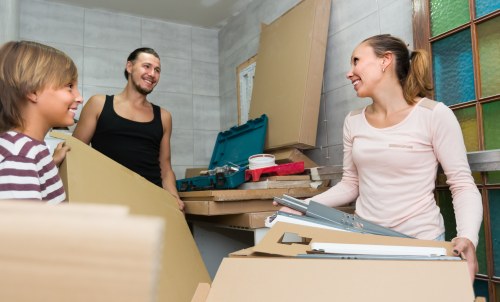 Removal team preparing a local move in South Harrow