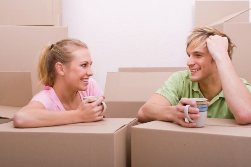 Packing and furniture handling during a South Harrow house move