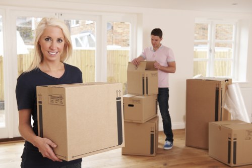 Man and van vehicle ready for a local move in South Harrow