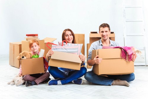 Flat and maisonette removals in South Harrow with stair access