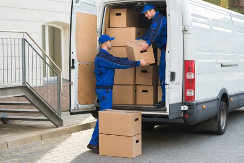Business relocation checklist and moving supplies for South Harrow offices