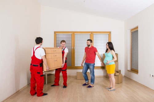 Removal van serving flats and apartments in South Harrow