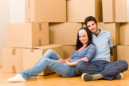 Packing and furniture protection during a South Harrow house removal