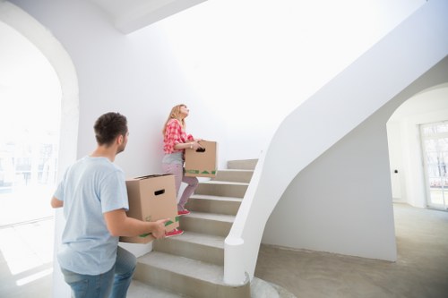 Professional movers handling access challenges in South Harrow flats
