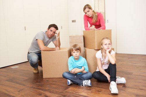 South Harrow residential moving service with boxes and furniture