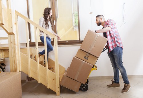 Careful loading and transport for a South Harrow house move
