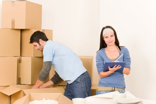 Local removals team planning a move in South Harrow